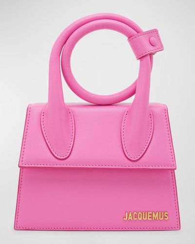 Jacquemus Le Chiquito Noeud Top-Handle Bag - Pink