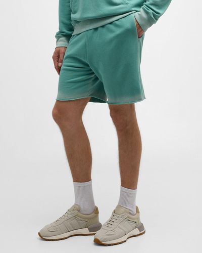 ATM Faded French Terry Sweat Shorts - Green