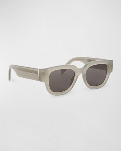 Palm Angels Monterey Acetate Cat-Eye Sunglasses - Gray