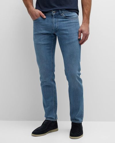 Peter Millar Stretch Denim 5-Pocket Jeans - Blue