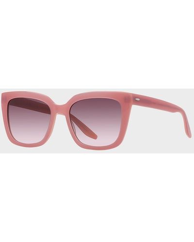 Barton Perreira Bolsha Zyl Square Sunglasses - Pink