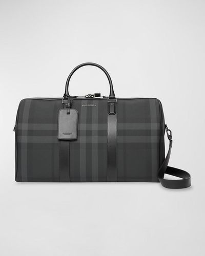 Burberry Kennedy Vintage Check Duffle Bag for Men