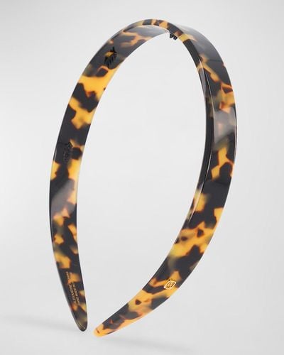 Alexandre De Paris Sleek Acetate Headband - Metallic