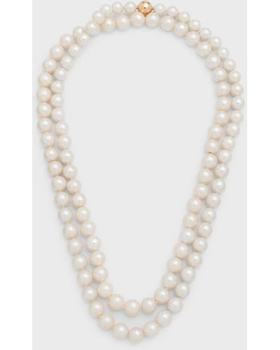 Utopia Freshwater Pearl Necklace, 10-12mm - White