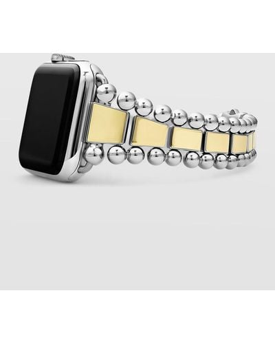 Lagos Smart Caviar Apple Watch Bracelet, 42Mm-49Mm - Metallic