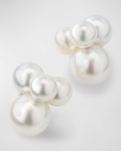 Assael 18K 8 South Sea Cultured Pearl Clip Back Earrings, 8.5-12.7Mm - White