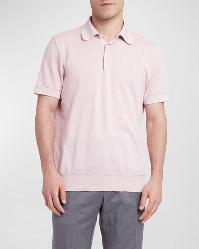 Brioni Cotton Polo Shirt - Red