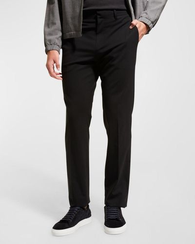 Theory Mayer New Tailored Wool Pant - Black