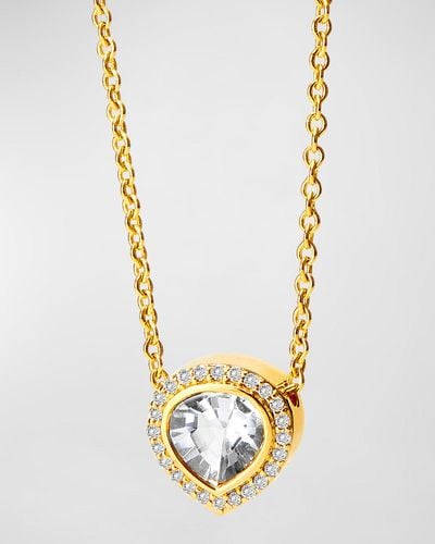 Syna 18k Yellow Gold Mogul Necklace With Gemstone And Diamonds - Metallic