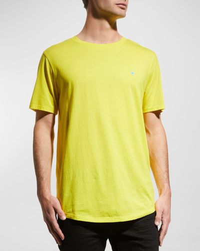 Jared Lang Star Pima Cotton T-Shirt - Yellow