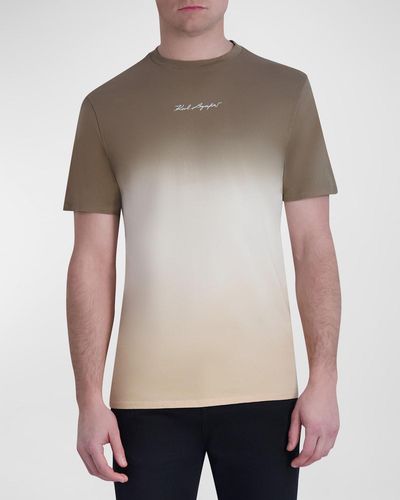Karl Lagerfeld Ombre T-Shirt With Logo - Brown