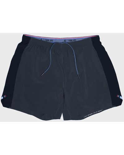 Fourlaps Extend Two-tone Track Shorts - Blue