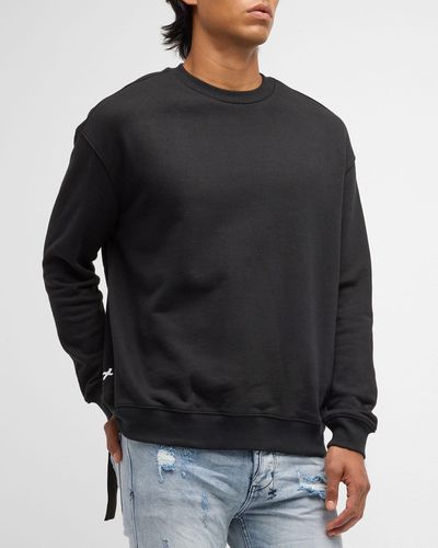 Ksubi 4X4 Biggie Loopback Fleece Sweatshirt - Black