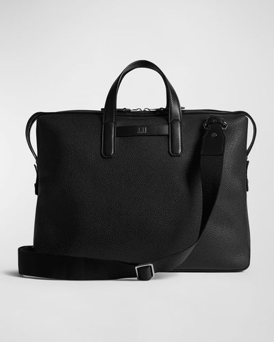 Dunhill 1893 Harness Leather Briefcase - Black