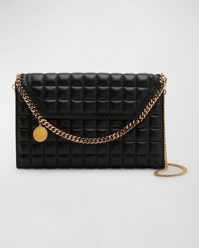 Stella McCartney Falabella Quilted Faux Leather Crossbody Bag - Black