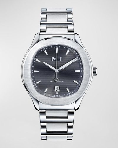 Piaget Polo Date 42mm Stainless Steel Automatic Watch - Gray
