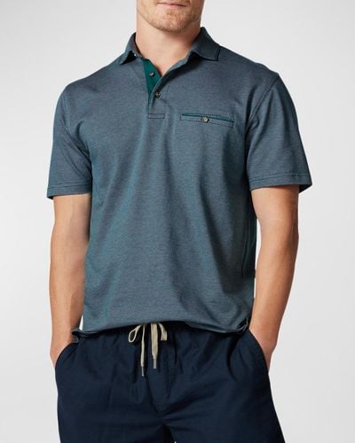 Rodd & Gunn Kelson Cool-Touch Polo Shirt - Blue