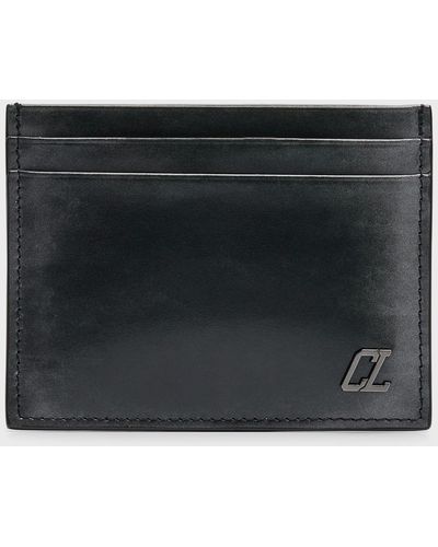 Christian Louboutin M Kios Leather Card Holder - Black