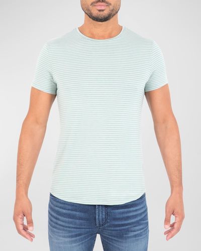 Monfrere Dann Striped T-Shirt - Blue