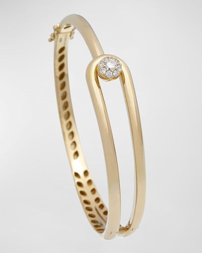 Krisonia 18k Yellow Gold Diamond Bracelet - White