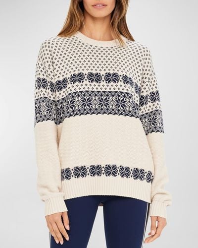 The Upside Aspen Boo Knit Sweater - Natural