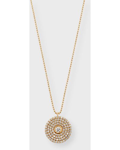 Dominique Cohen 18k Gold Mosaic Diamond Pendant Necklace (large) - White