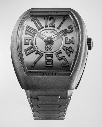 Franck Muller 41Mm Slim Vanguard Titanium Bracelet Watch - Gray