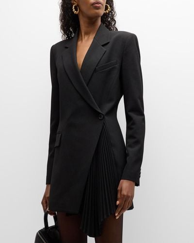A.L.C. Juliet Pleated Blazer Mini Dress - Black
