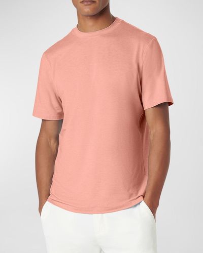 Bugatchi Uv50 Performance T-Shirt - Pink