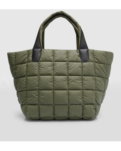 VEE COLLECTIVE Porter Medium Quilted Tote Bag - Green