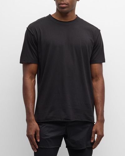 True Tribe Lounge Active Silky Cotton T-Shirt - Black