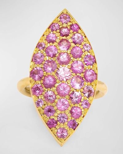 Jenna Blake Palm Pink Sapphire Ring
