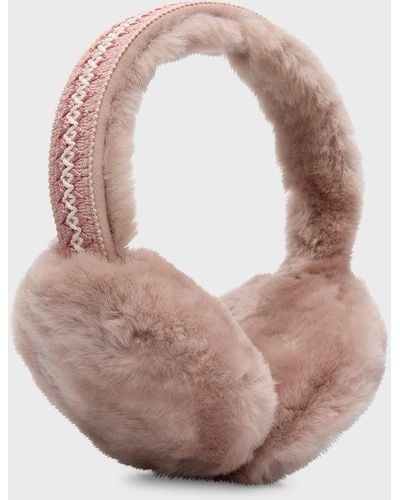 UGG Sheepskin Tasman Earmuffs - Pink