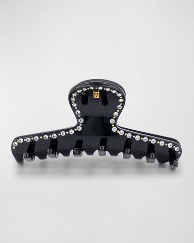Alexandre De Paris Raspail Crystal-embellished Claw Clip - Black