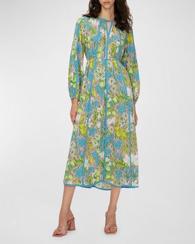 Diane von Furstenberg Scott Midi Dress By Diane Von Furstenberg - Green