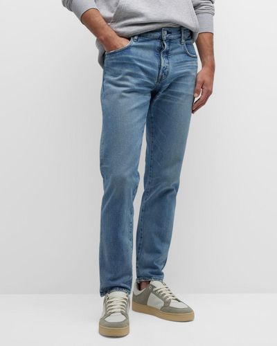 Moussy Columbus Tapered Jeans - Blue