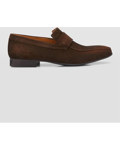 Corthay Capri Suede Loafers - Brown