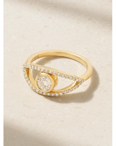Melissa Joy Manning 18-karat Gold Diamond Ring - Natural