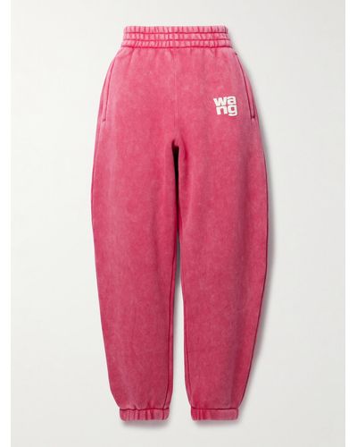 T By Alexander Wang Essential Jogginghose Aus Einer Baumwollmischung - Pink