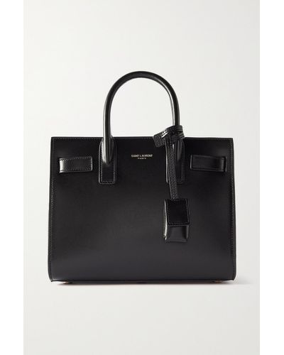 Saint Laurent Sac De Jour Nano Tote Aus Leder - Schwarz