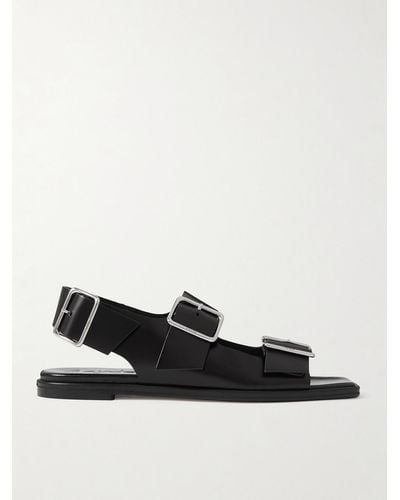 Aeyde Thekla Sandalen Aus Leder Mit Schnallen - Schwarz