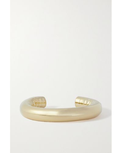 Jennifer Fisher Hollow Tube Gold-plated Cuff - Natural