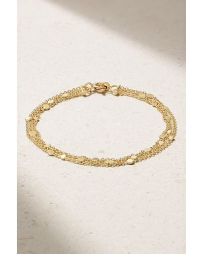 Sia Taylor Falling Dust 18-karat Gold Bracelet - Natural