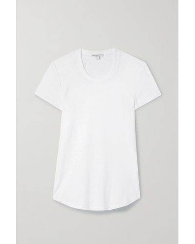 James Perse Slub Cotton-jersey T-shirt - White