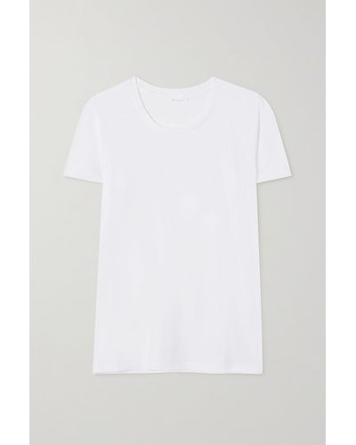 Skin + Net Sustain Carly T-shirt Aus Bio-pima-baumwoll-jersey - Weiß