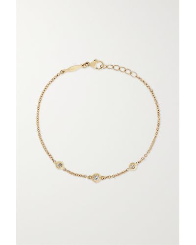 Jacquie Aiche Sophia 14-karat Gold Diamond Bracelet - White