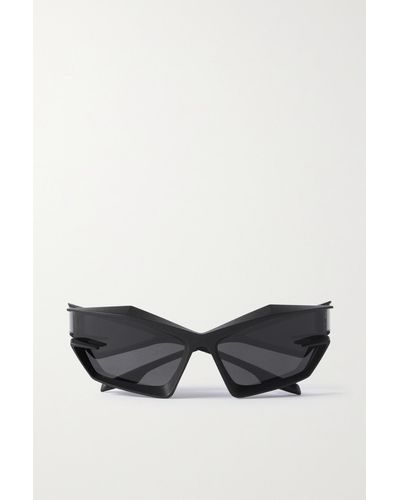 Givenchy Giv Cut Cat-eye Nylon Sunglasses - Black