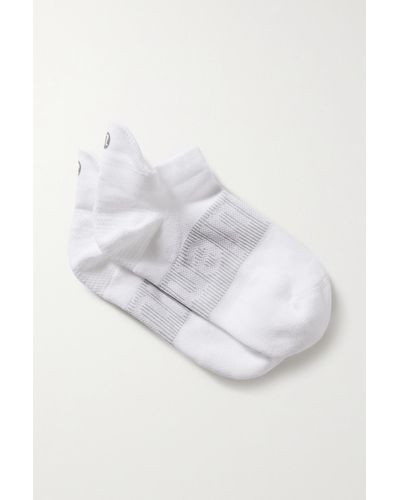 lululemon athletica Power Stride Organic Cotton-blend Socks - White
