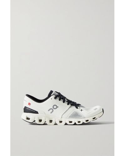 On Cloud X Mesh Trainers - White