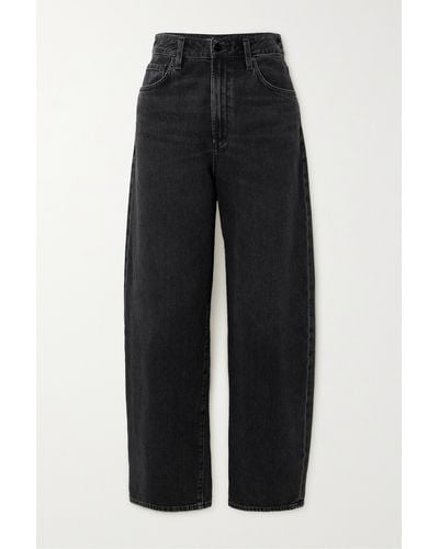 Goldsign The Witkin High-rise Straight-leg Jeans - Black